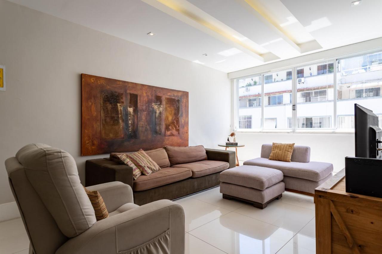 Pineapples SL1001 - Luxuoso apartamento à uma quadra da praia de Copacabana Rio de Janeiro Exterior foto
